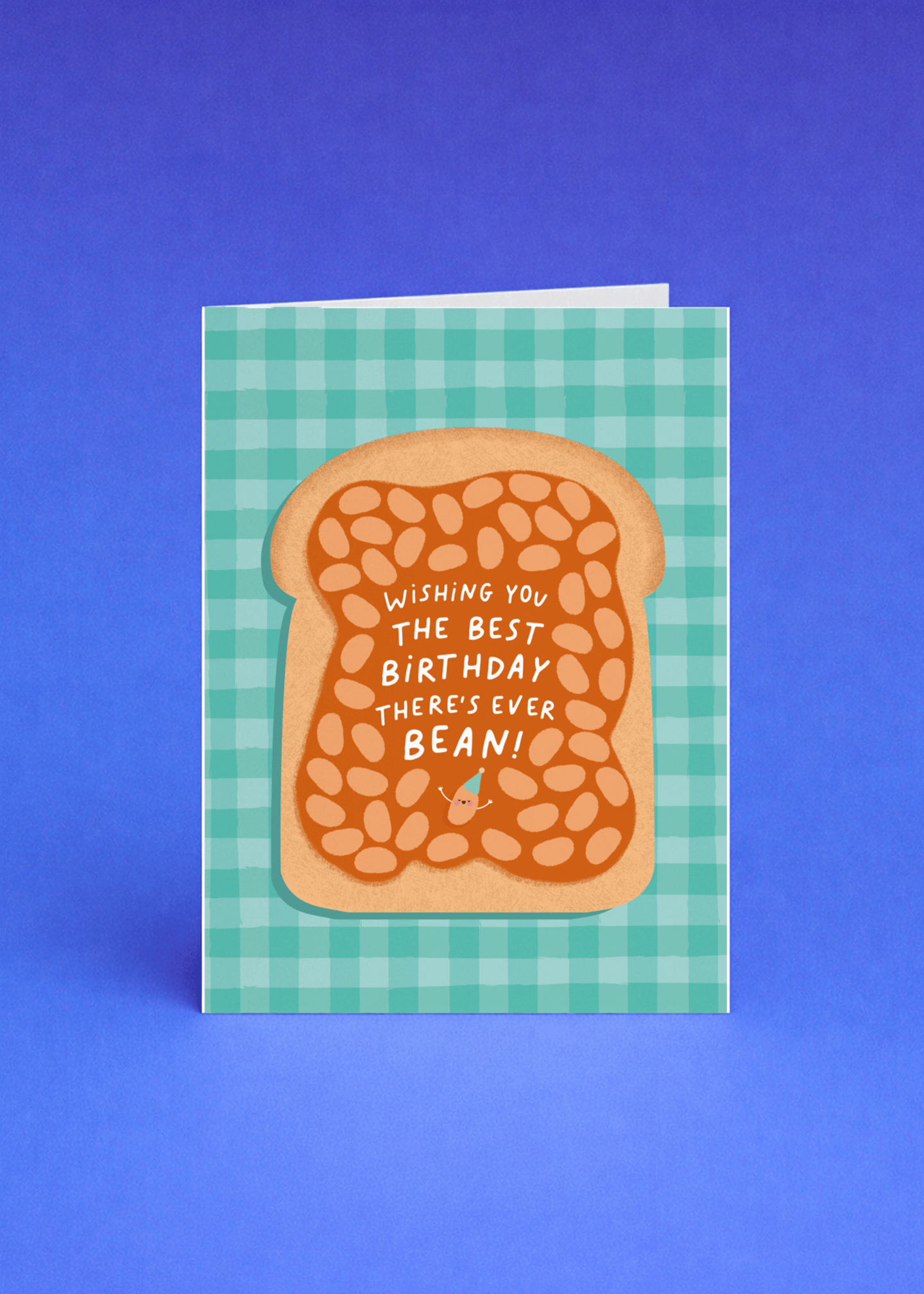 Baked Beans Birthday Card mockup 3