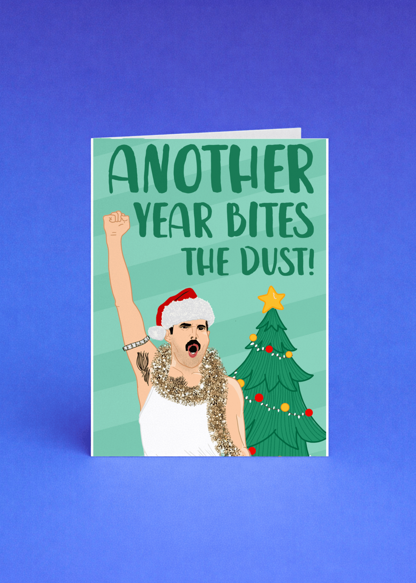 Freddie Mercury Christmas mockup 5