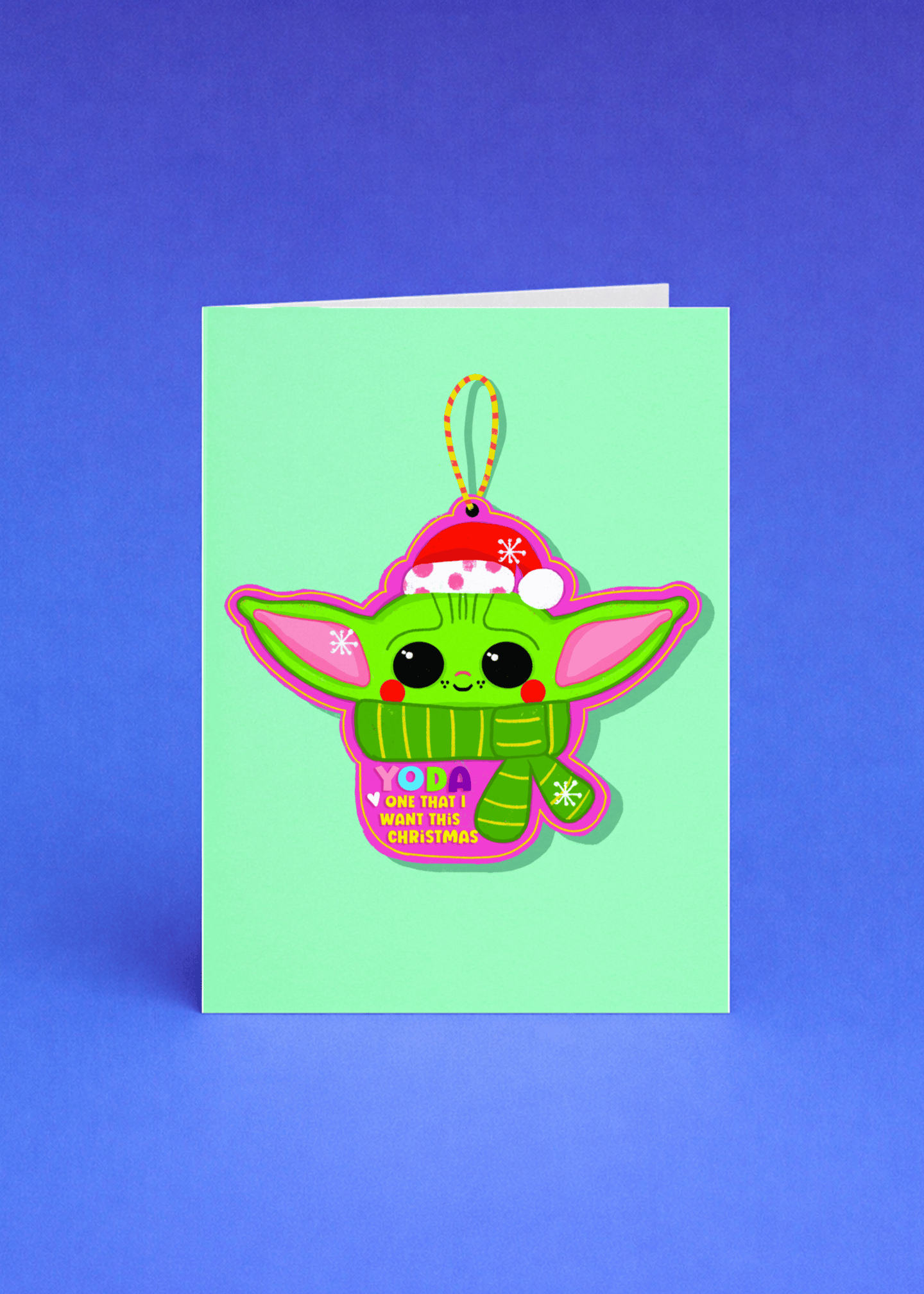 Yoda One That I Want This Christmas mockup 5