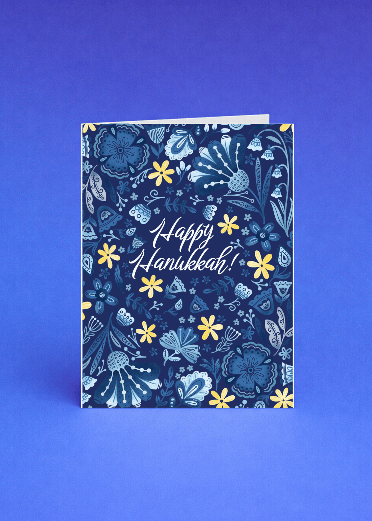 Floral Happy Hanukkah mockup 5
