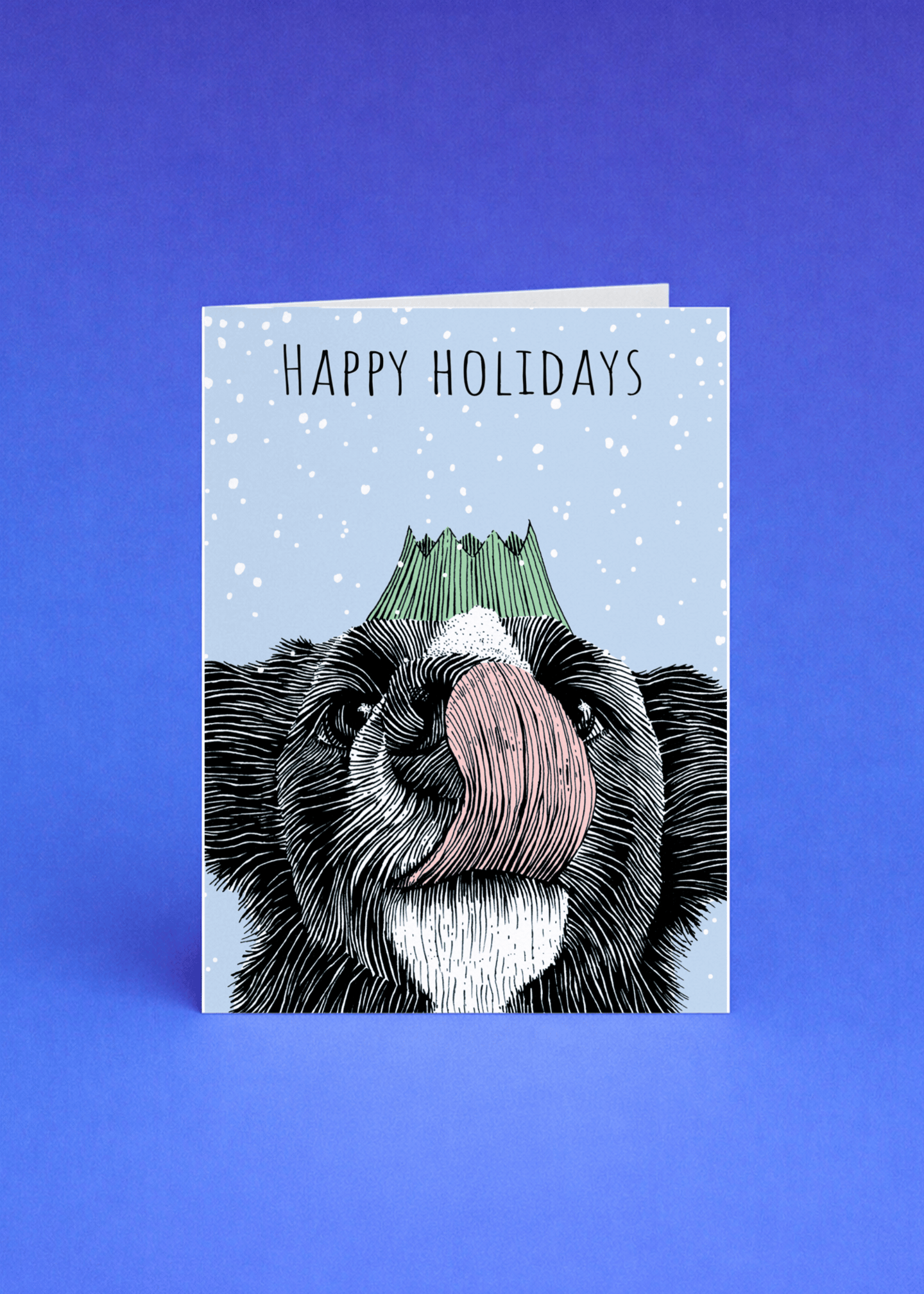 Snowy Pooch Holiday mockup 5