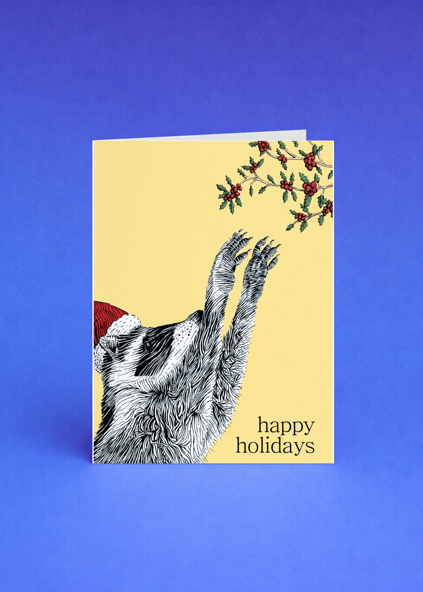Holiday Raccoon mockup 5