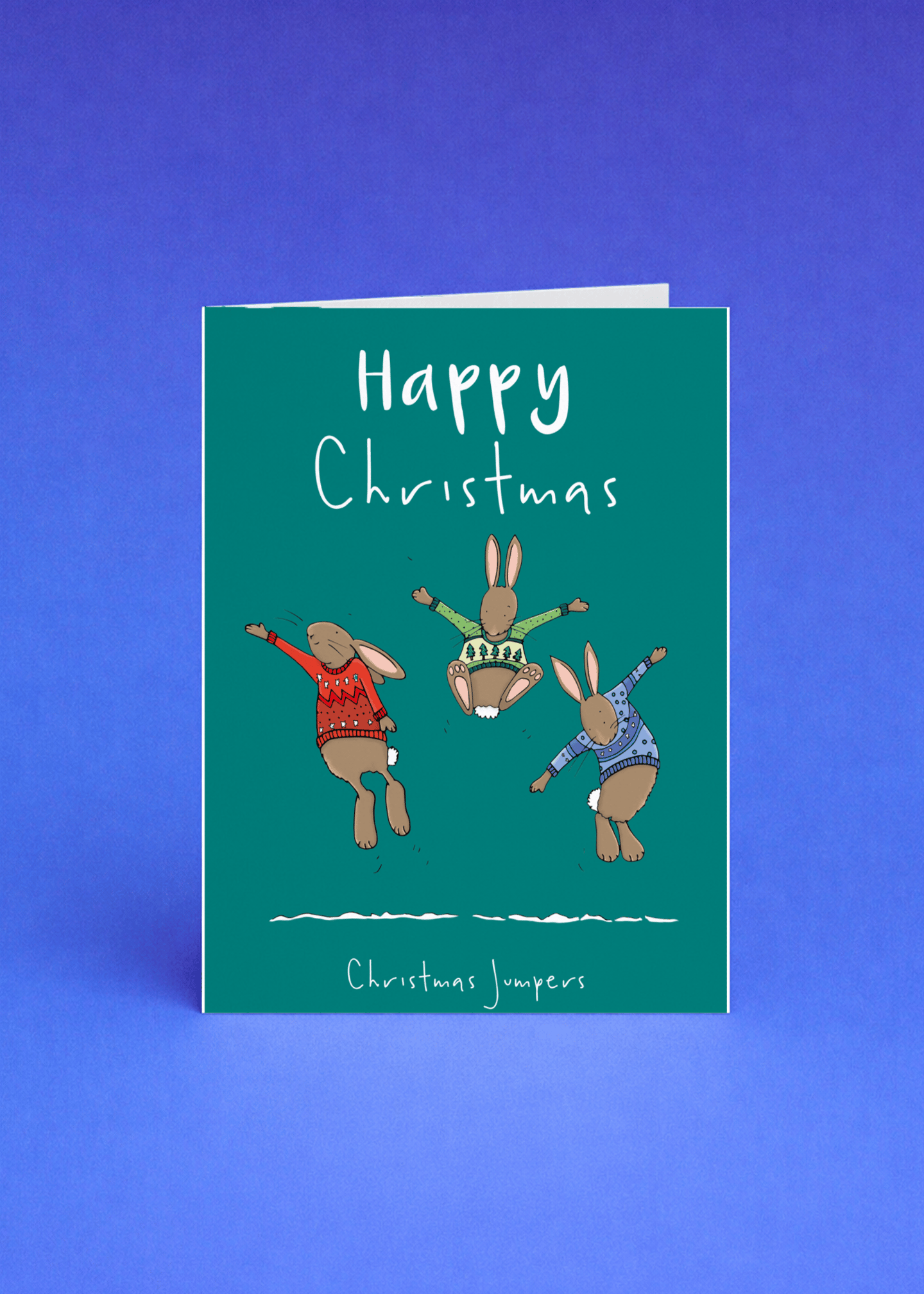 Bunnies in Christmas Jumpers mockup 5