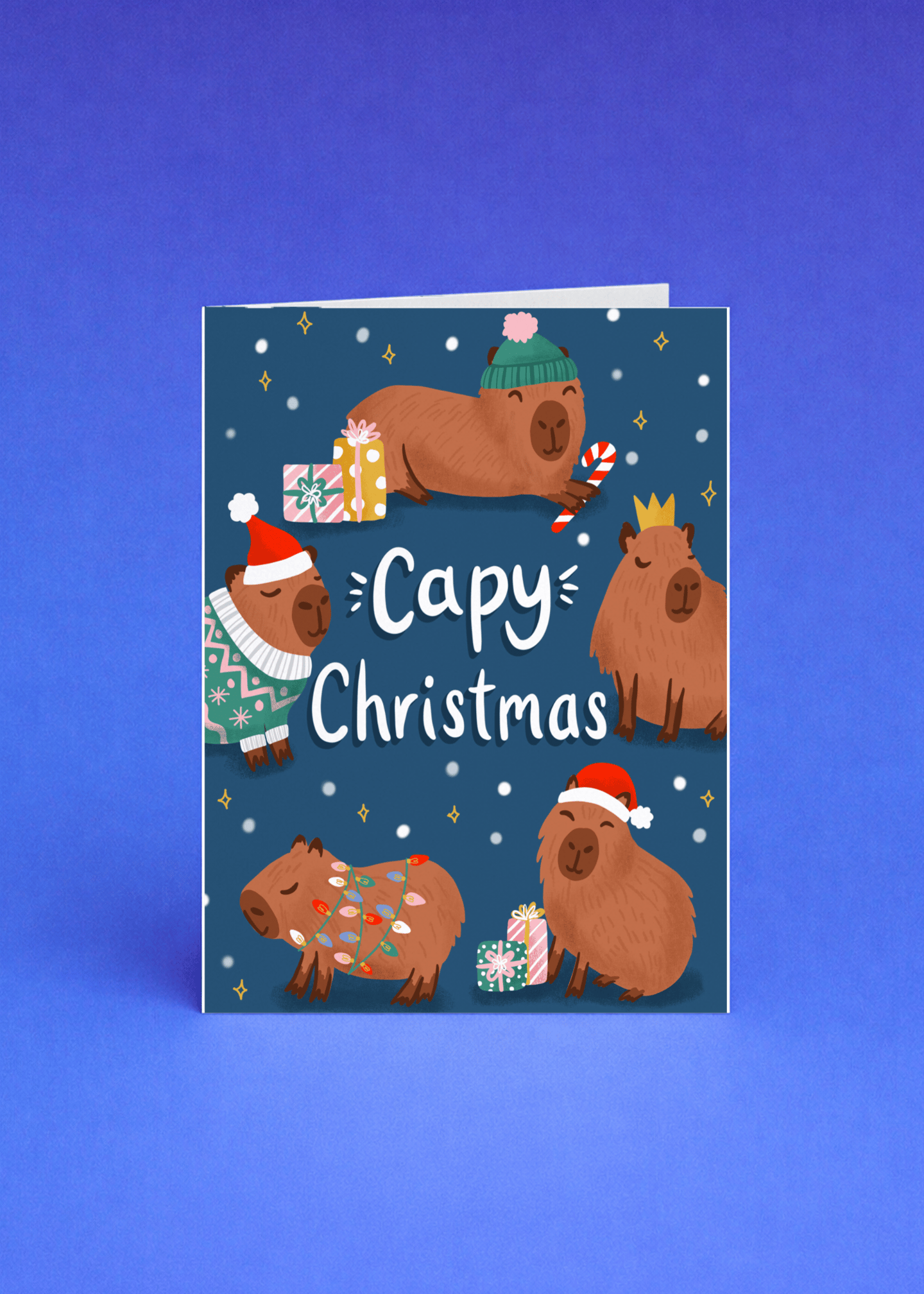 Capybara Christmas Cheer mockup 5