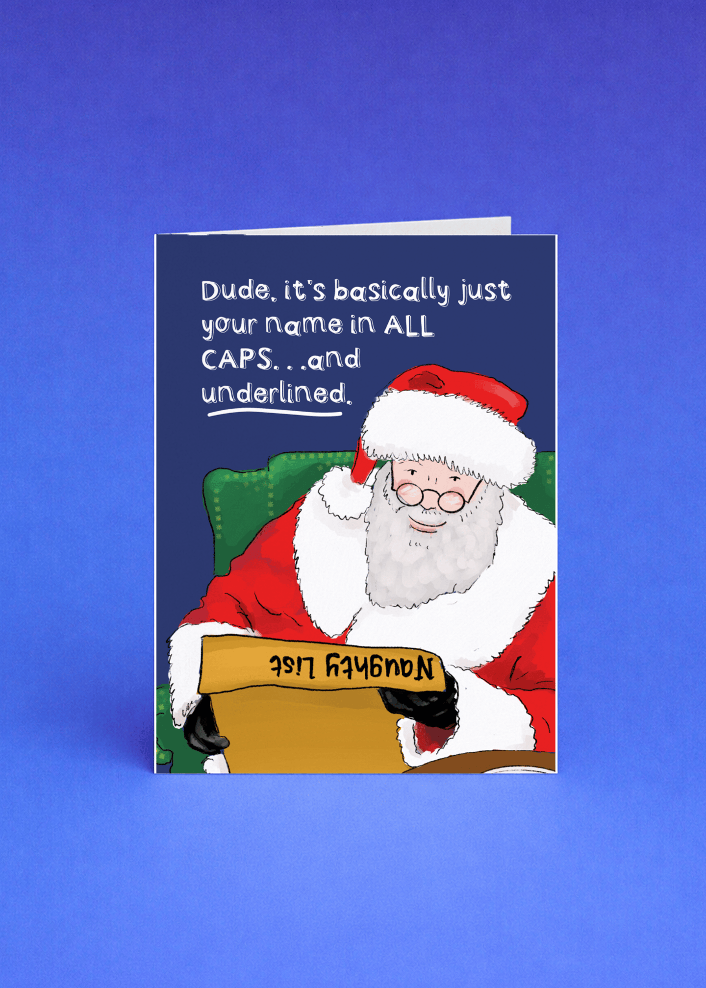 Santa's Naughty List mockup 4