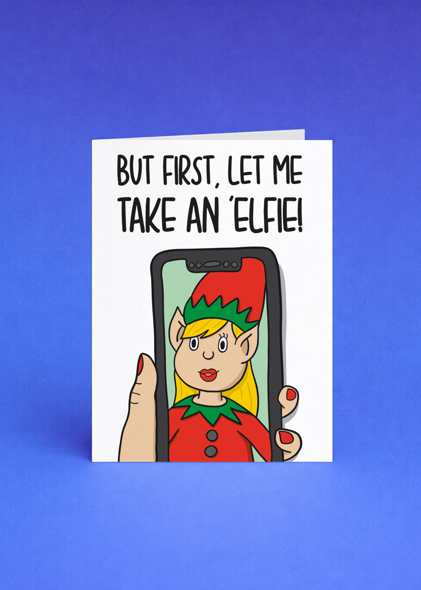 Elfie Christmas mockup 5