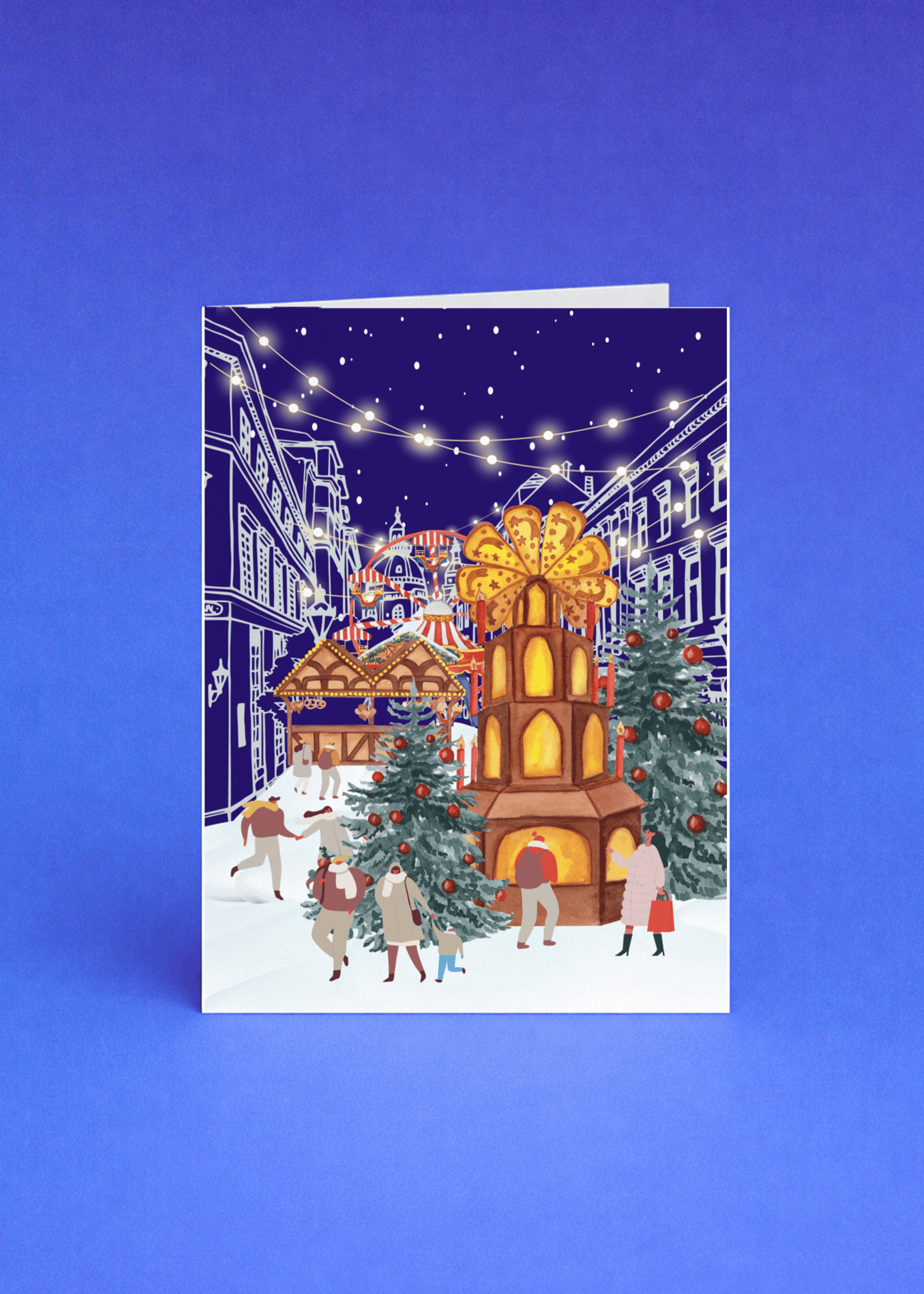 Winter Night Christmas mockup 4