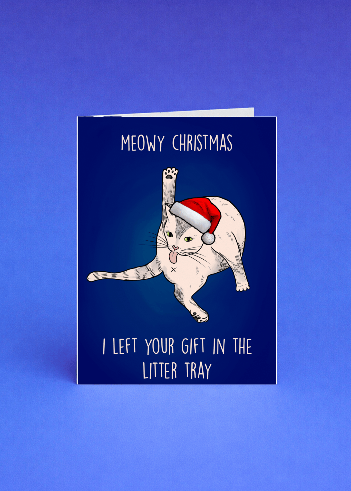 Meowy Christmas Litter Tray mockup 5