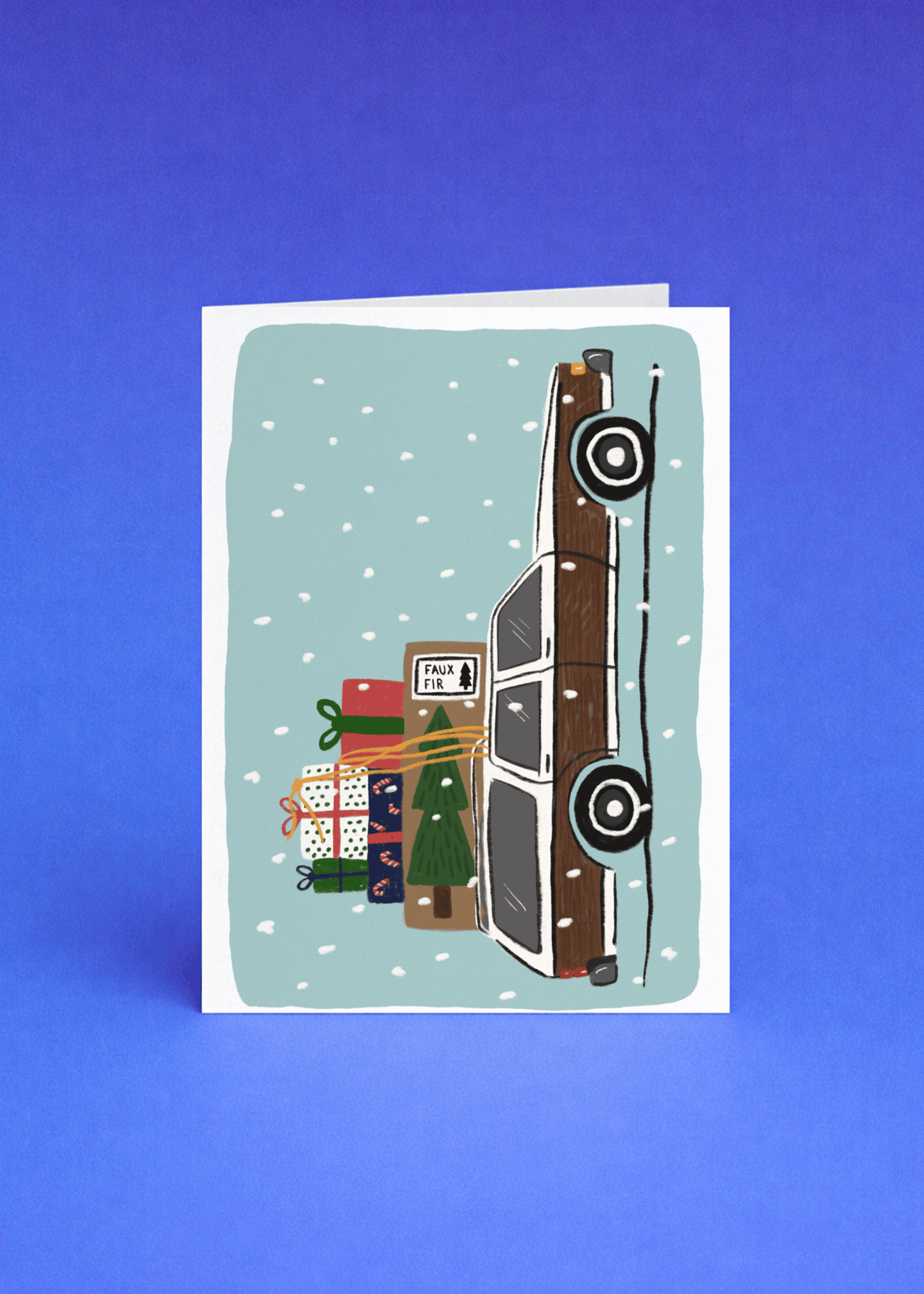Station Wagon with Faux Fir mockup 5