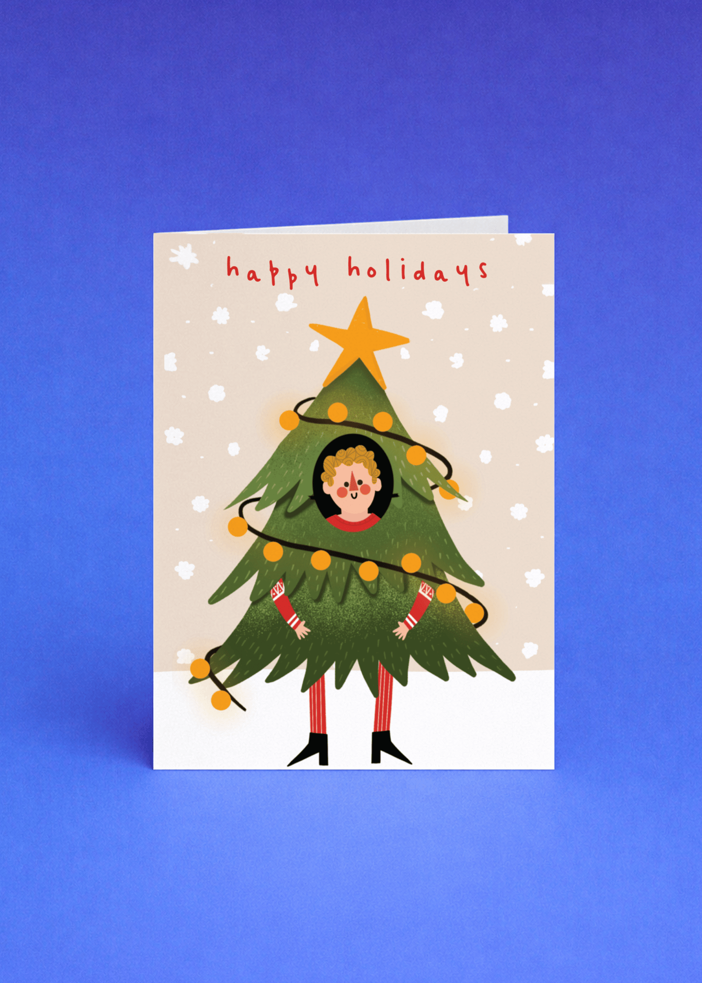 Happy Holidays Tree mockup 5