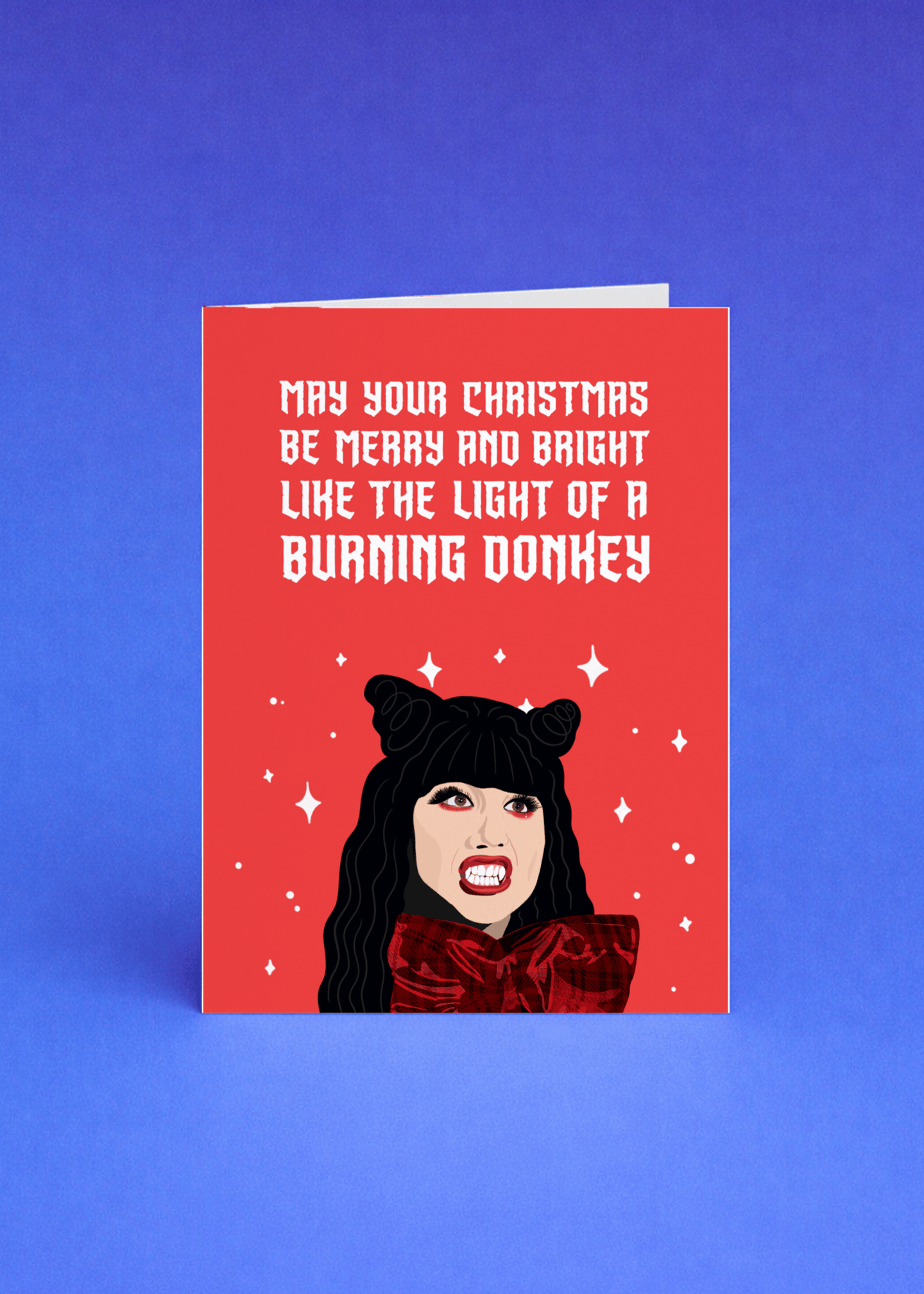 Merry and Bright Burning Donkey mockup 5