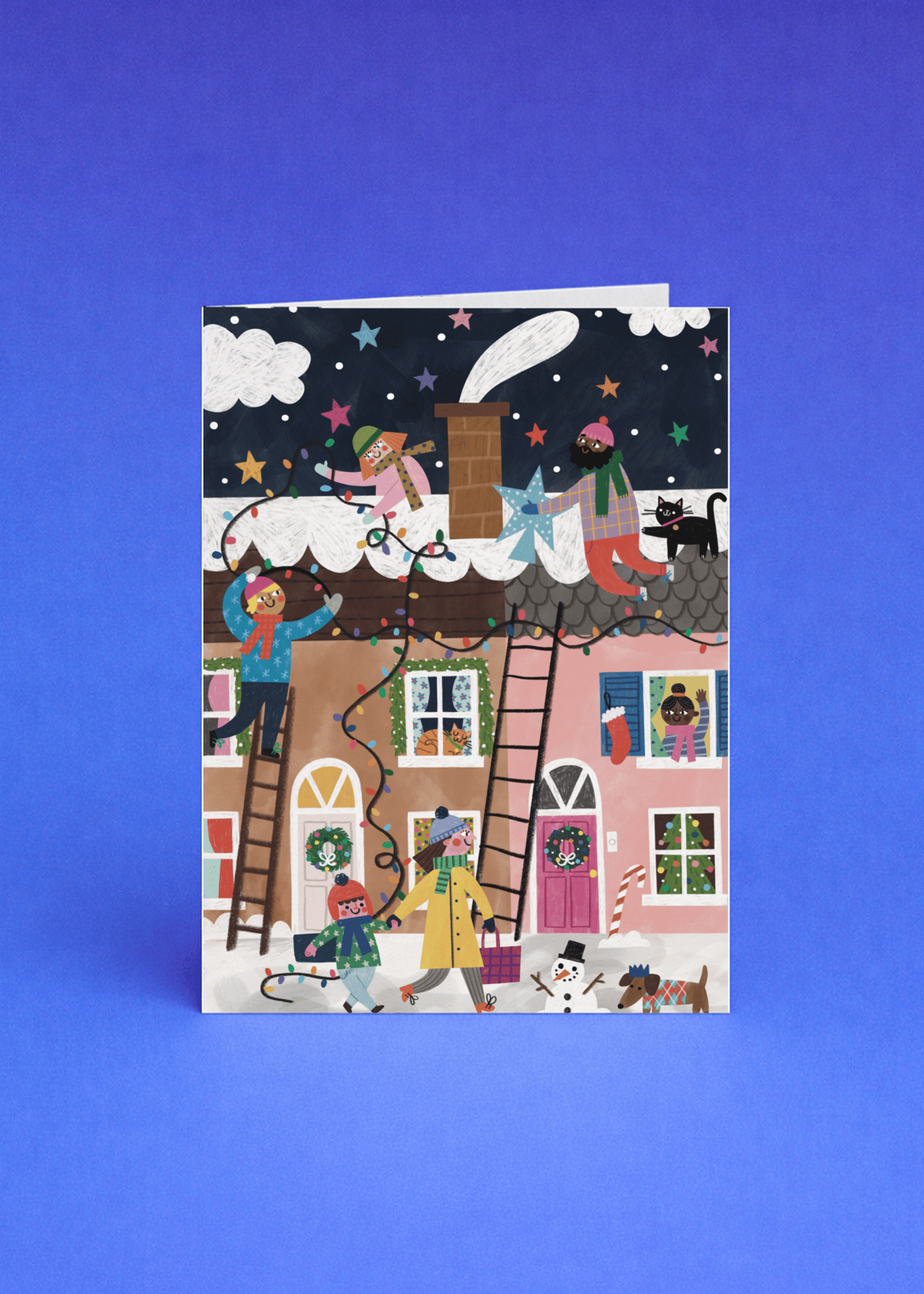 Festive Street Scene mockup 5