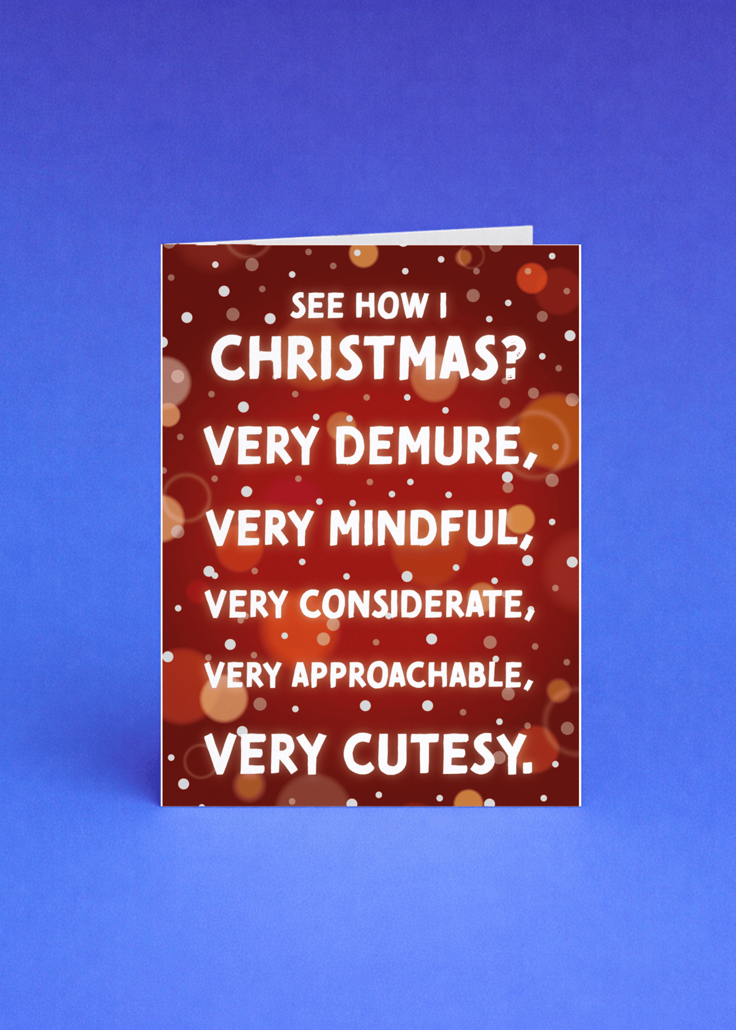 See How I Christmas Card mockup 5