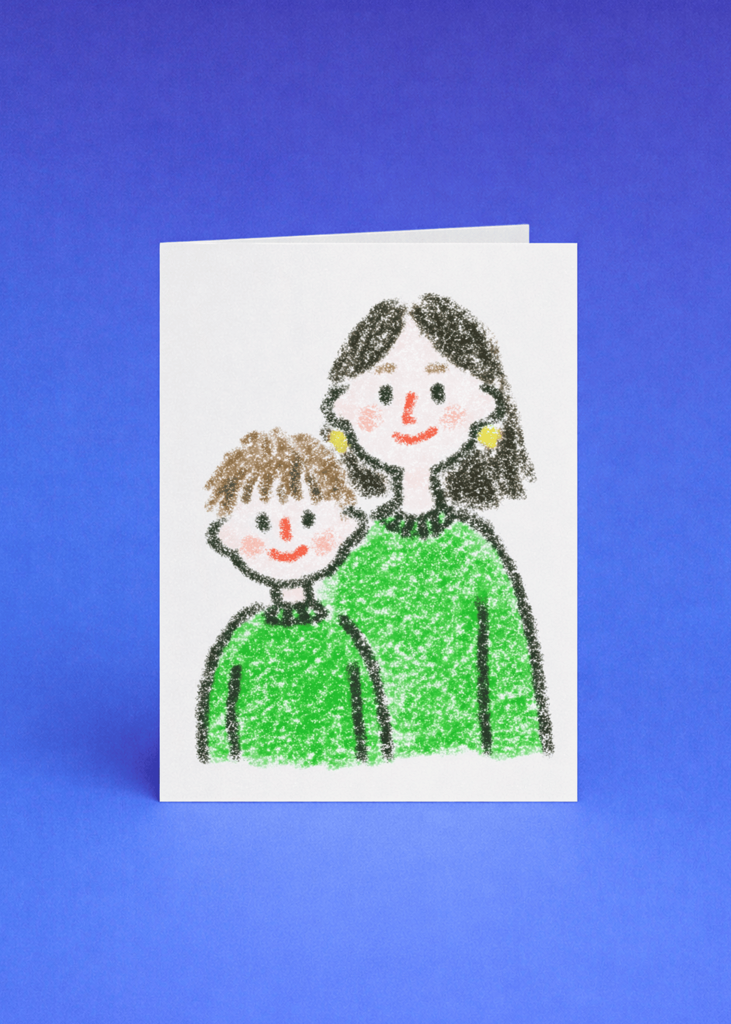 mom and son crayon sketch mockup 5