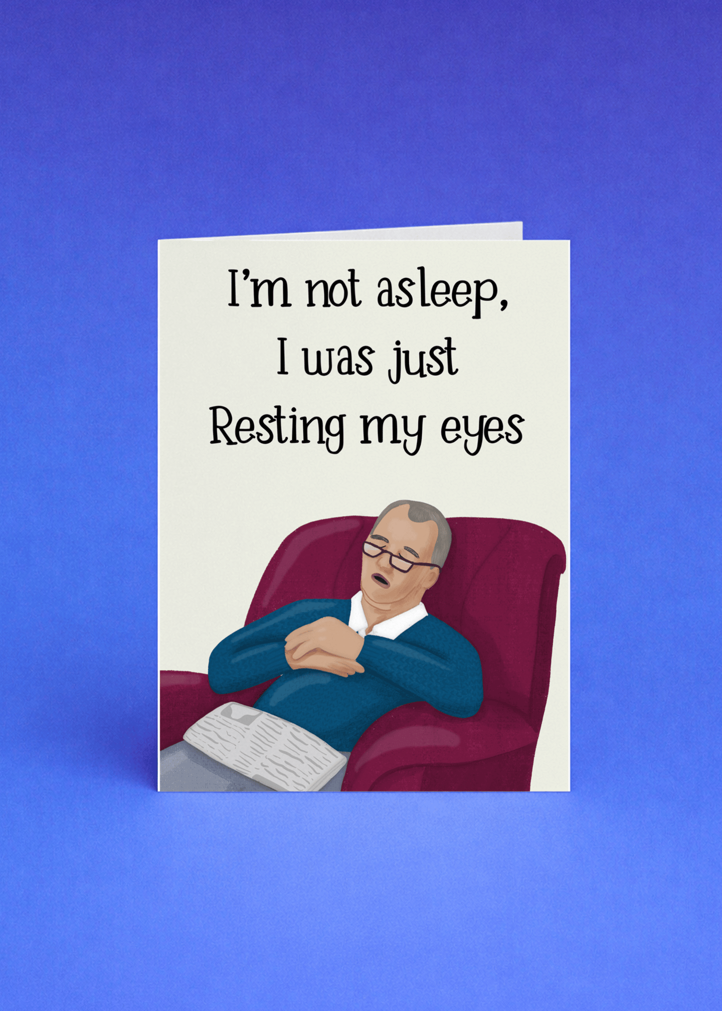 Just Resting My Eyes mockup 5