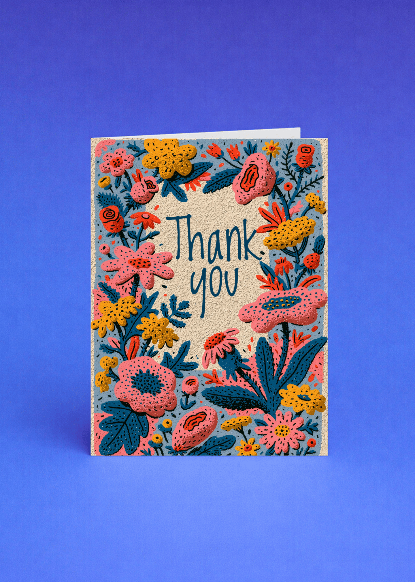 Vibrant Floral Thank You mockup 5