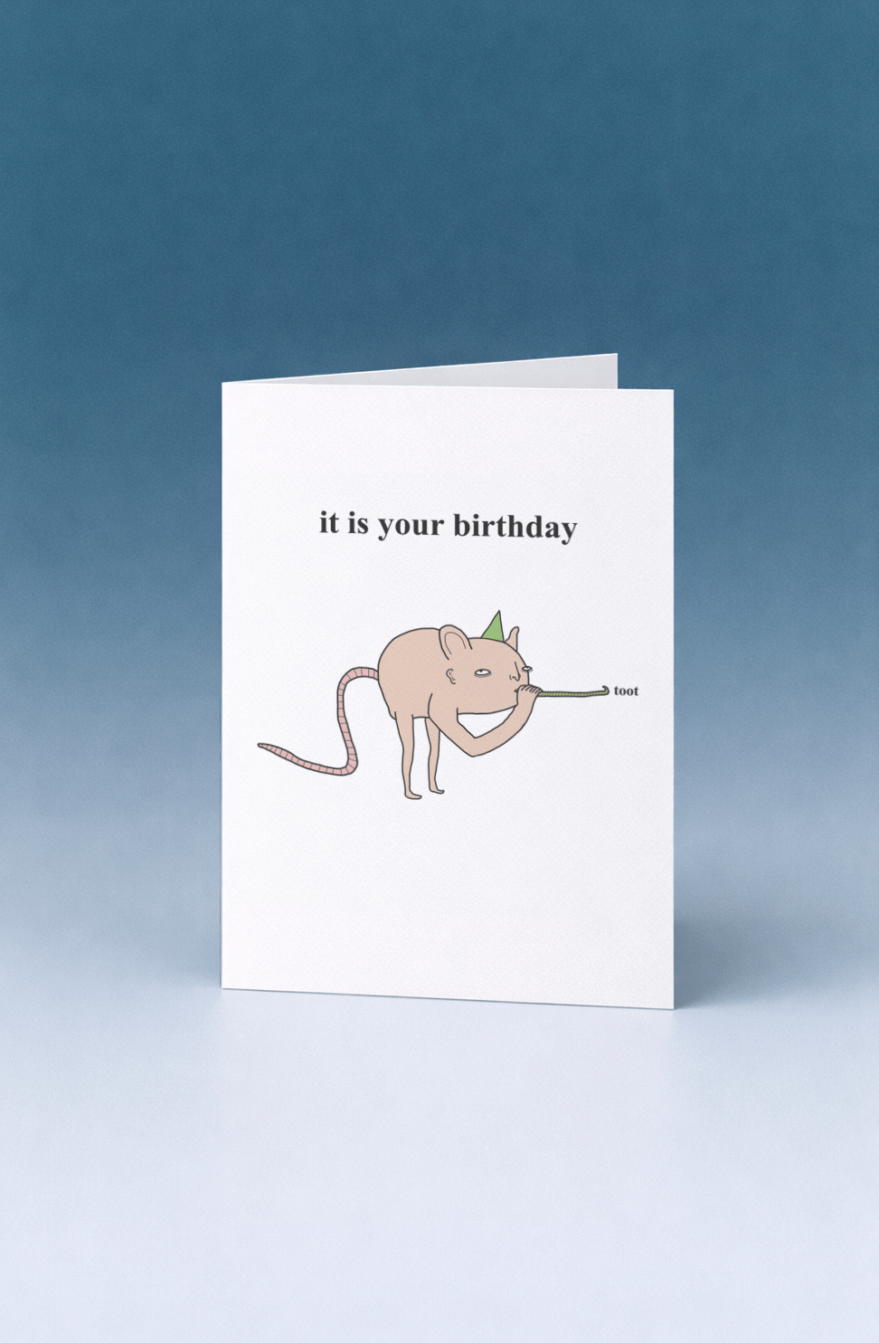 Toot Birthday Card mockup 5
