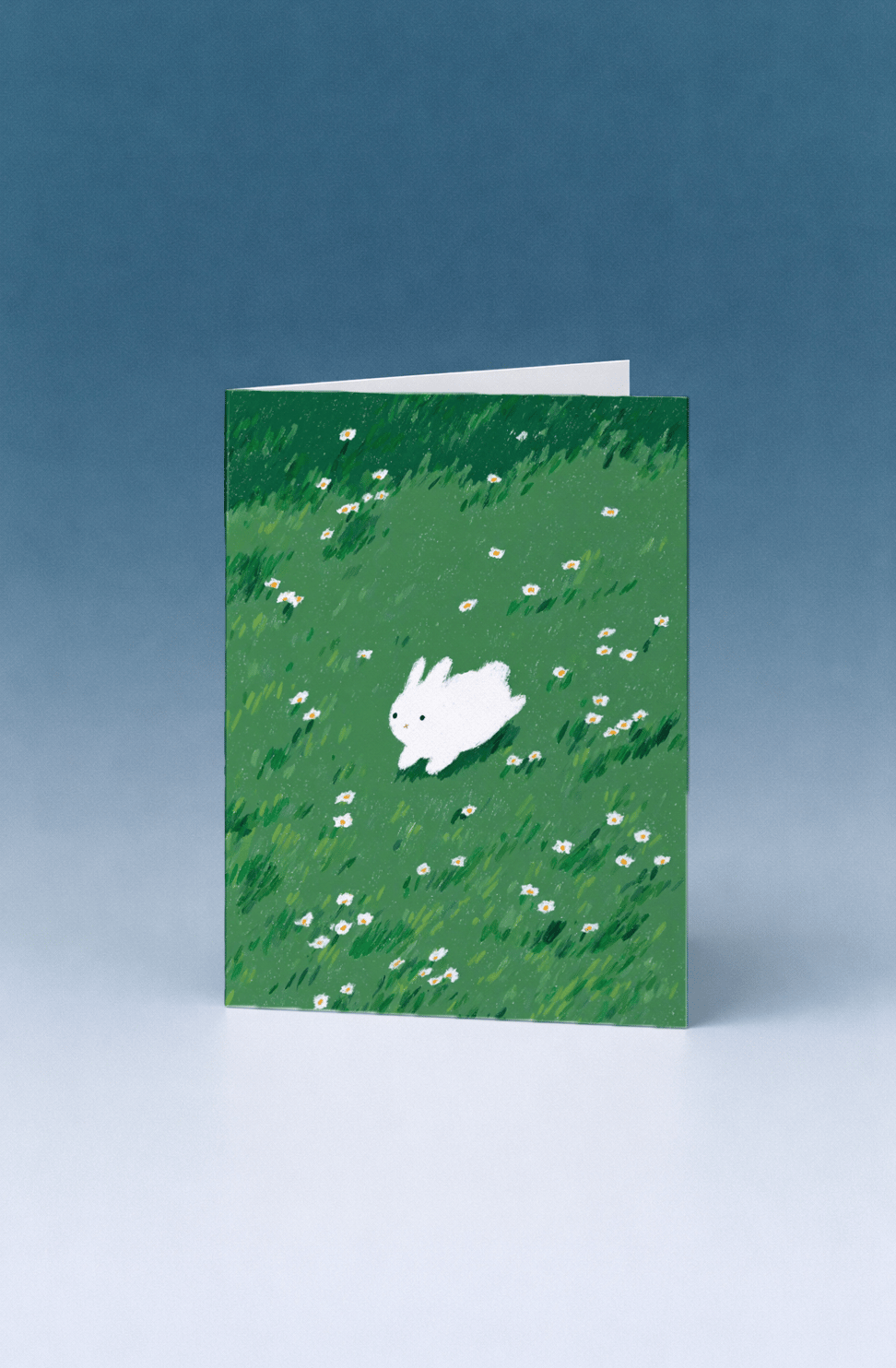 rabbit running in field mockup 5