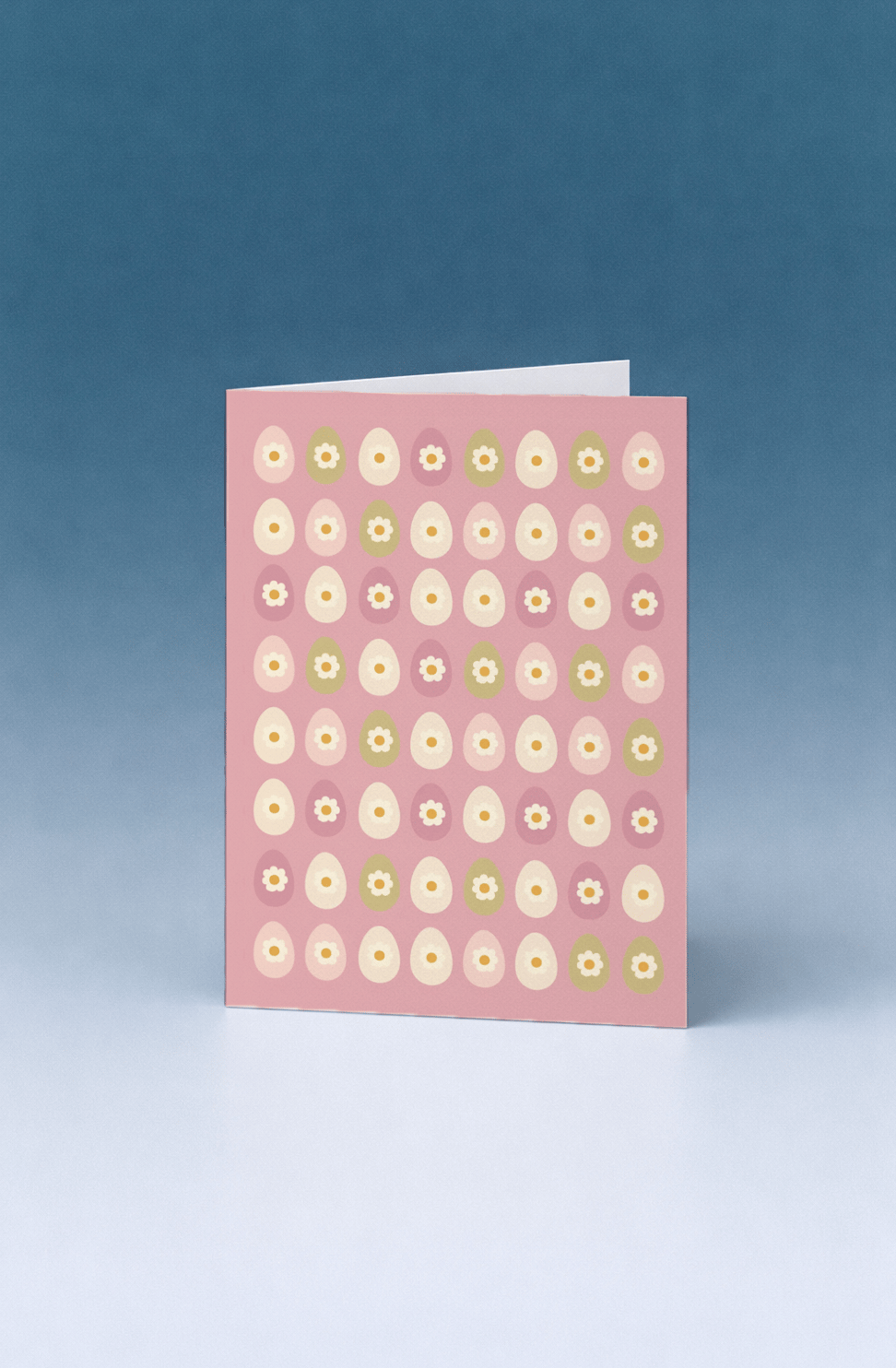 Charming Daisies Easter Card mockup 5