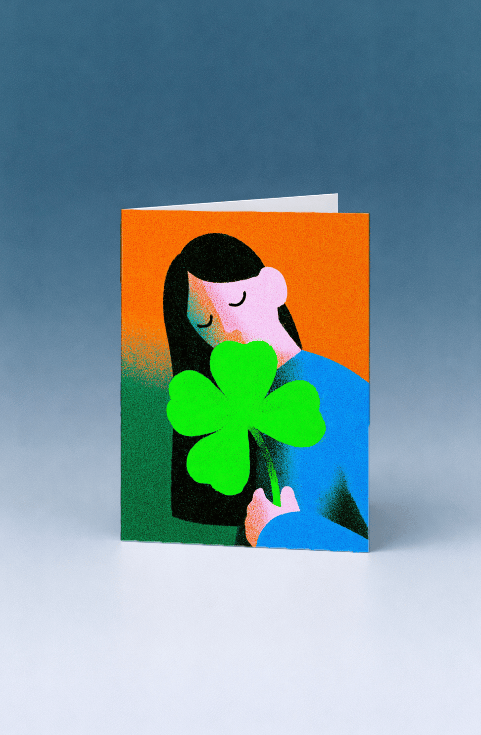 Lucky Charm Wishes Card mockup 5