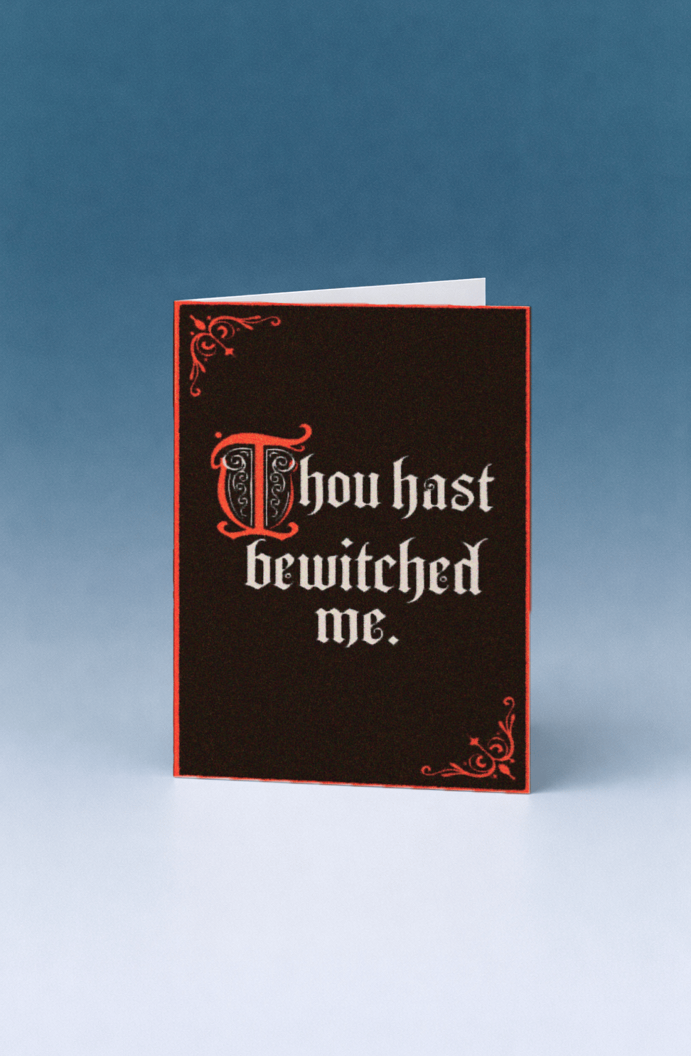 Bewitched by Your Charm Card mockup 5