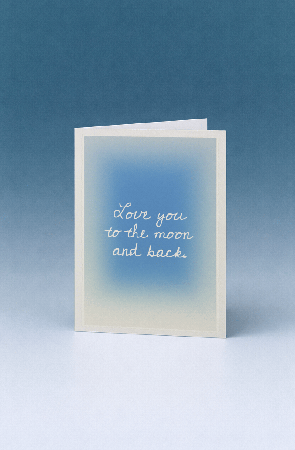 To the Moon and Back Card mockup 5