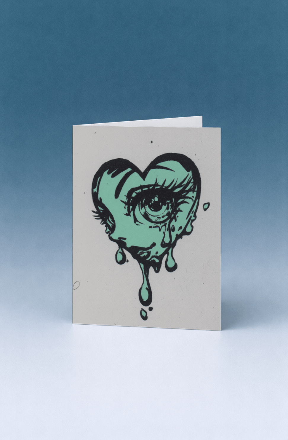 Melting Heart Art Card mockup 5
