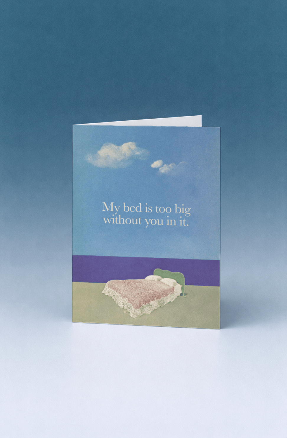 Missing You Bed Scene Card mockup 5