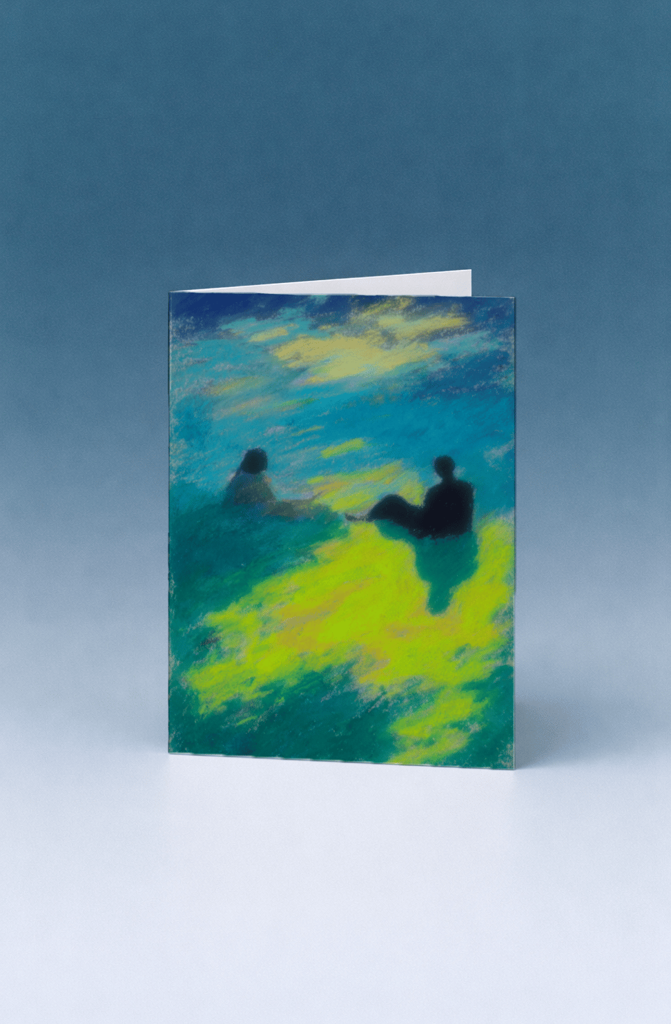 Sunset Silhouettes Card mockup 5