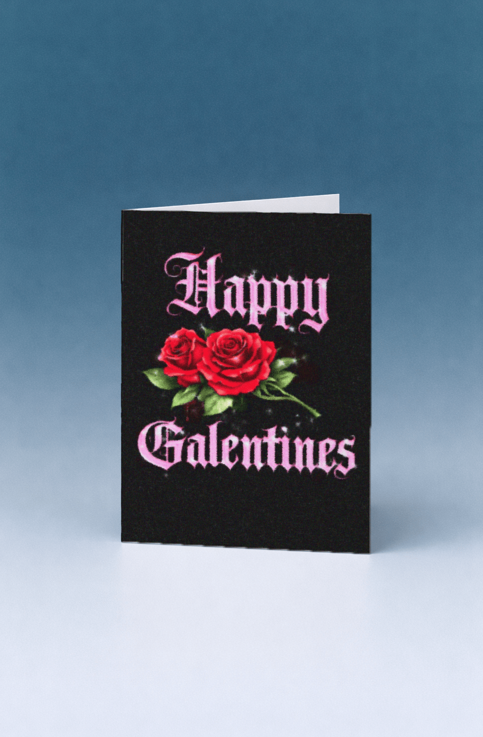 Galentine's Day Roses Card mockup 5