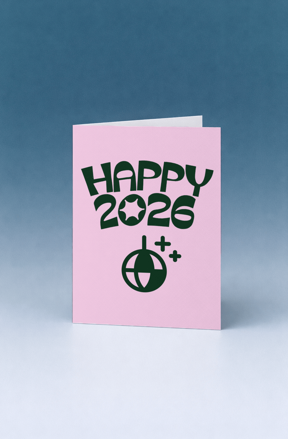 Happy 2026 Celebration Card mockup 5