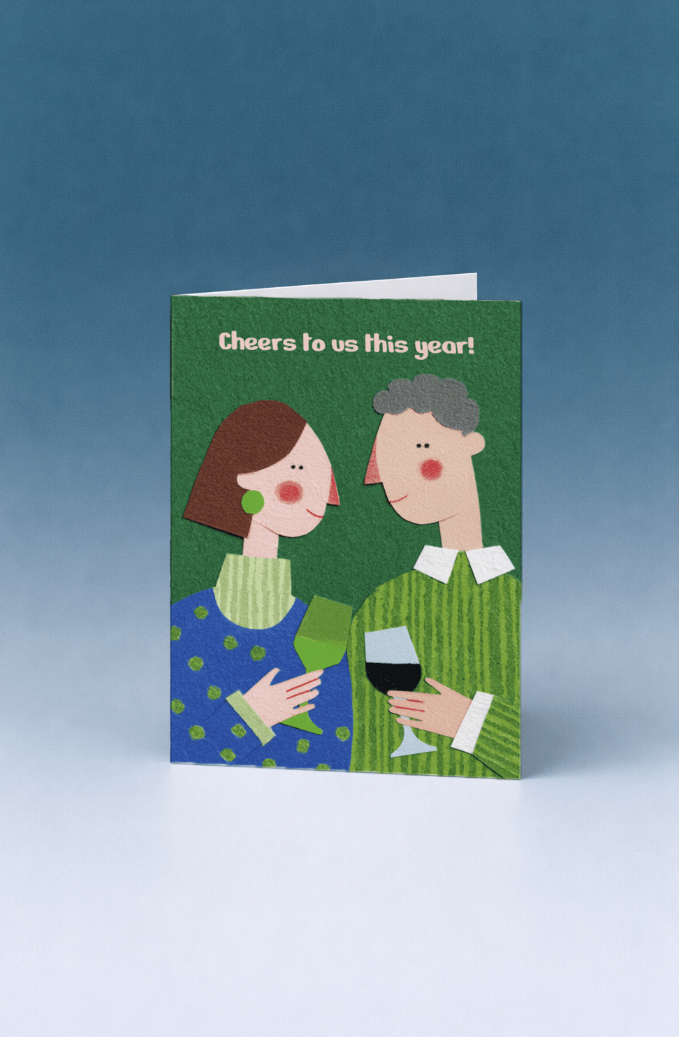 Cheers to Us This Year Card mockup 5