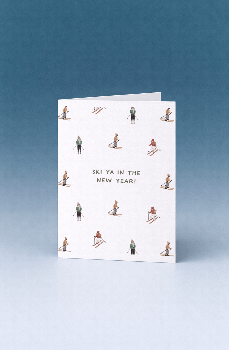 Ski Ya in the New Year Card mockup 5