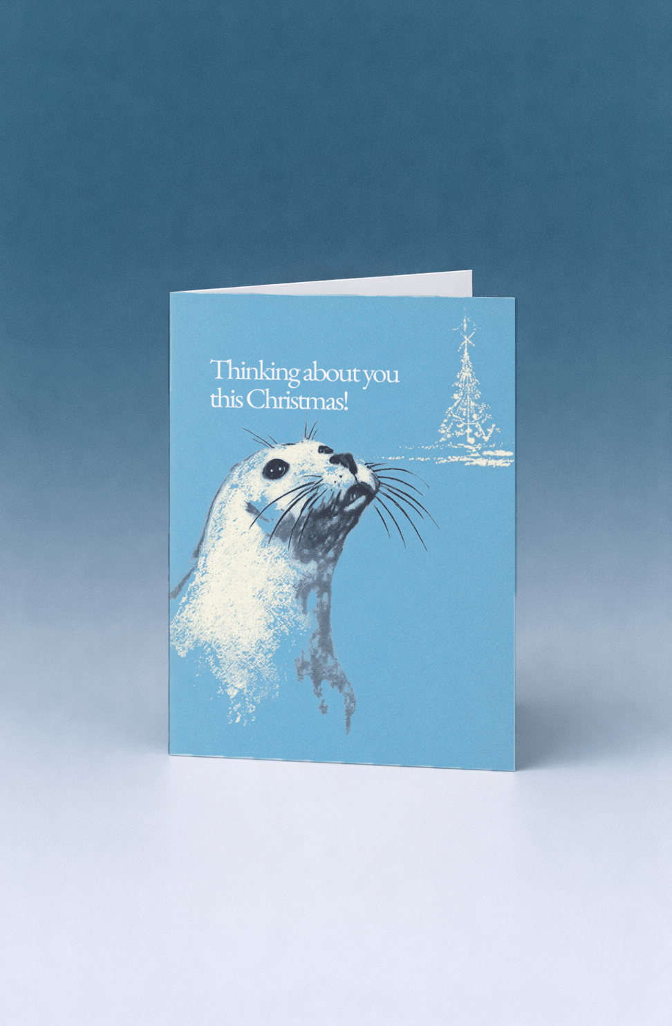 Heartwarming Christmas Seal Card mockup 5