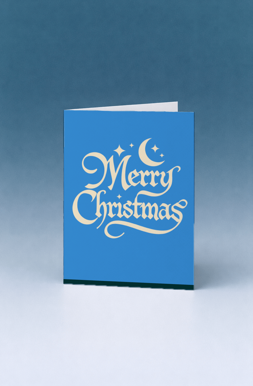 Starry Merry Christmas Card mockup 5