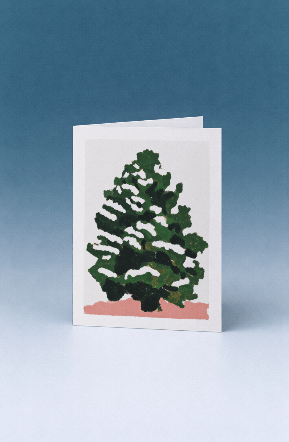 Winter Wonderland Tree Card mockup 4