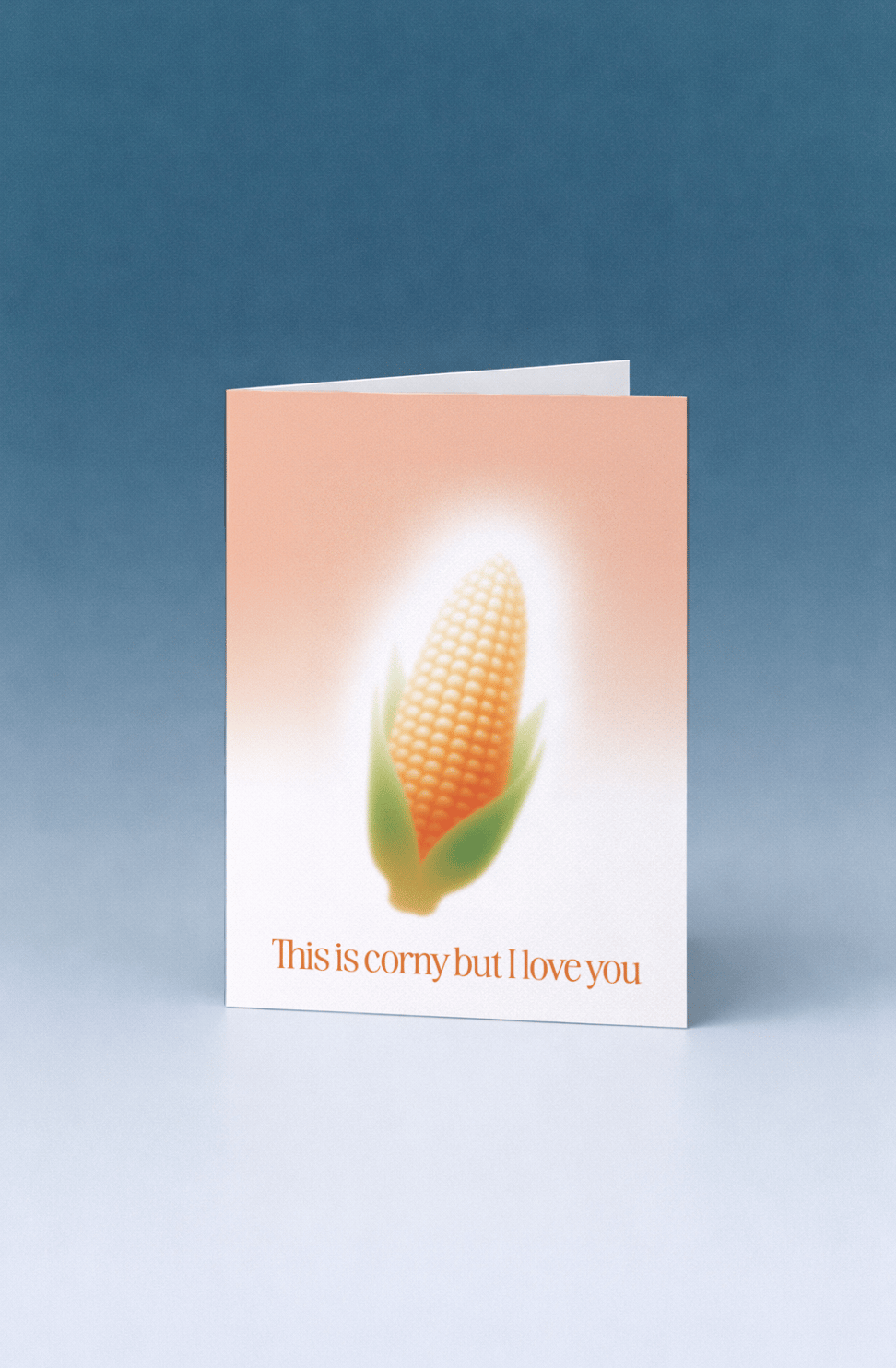Corny Love Card mockup 4