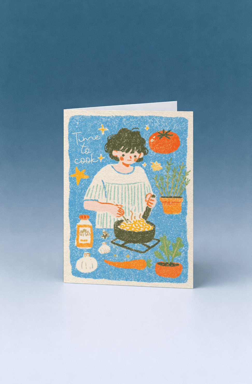 Time to Cook Fun Card mockup 5