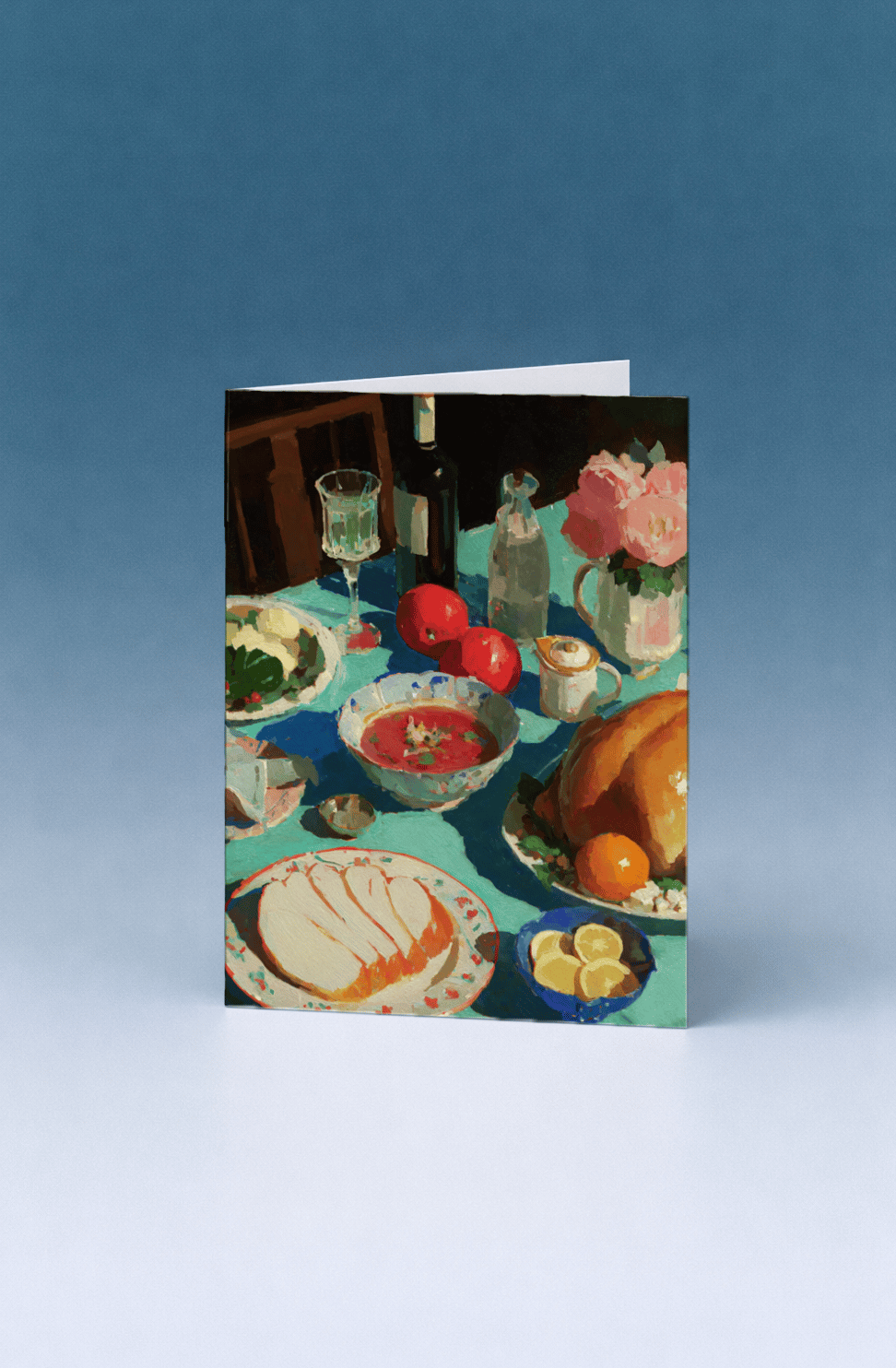 Festive Feast Celebration Card mockup 4