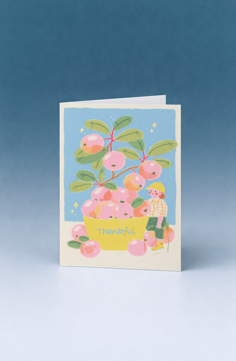 Charming Orchard Thank You Card mockup 5