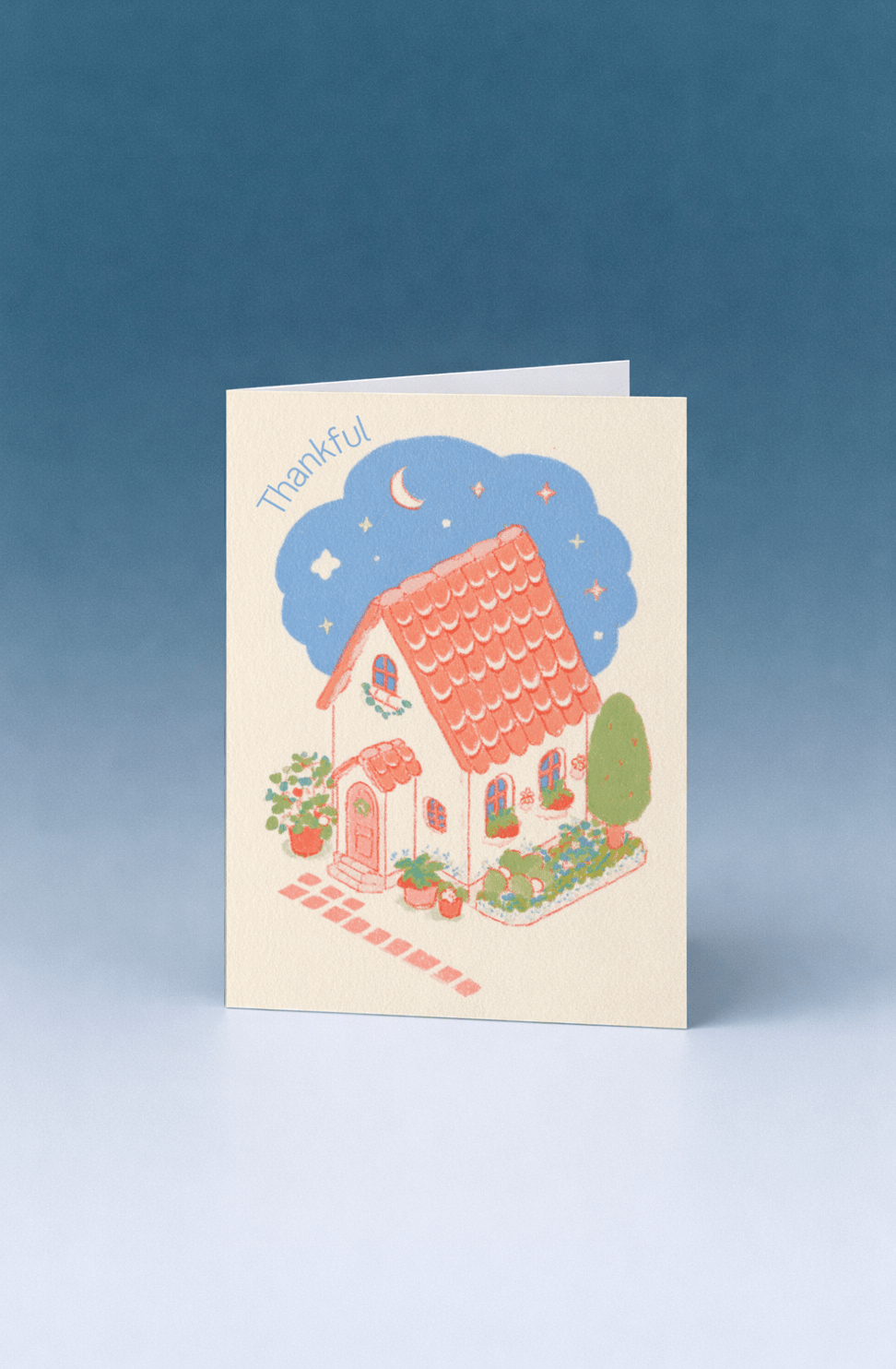 Charming Cottage Thank You Card mockup 5