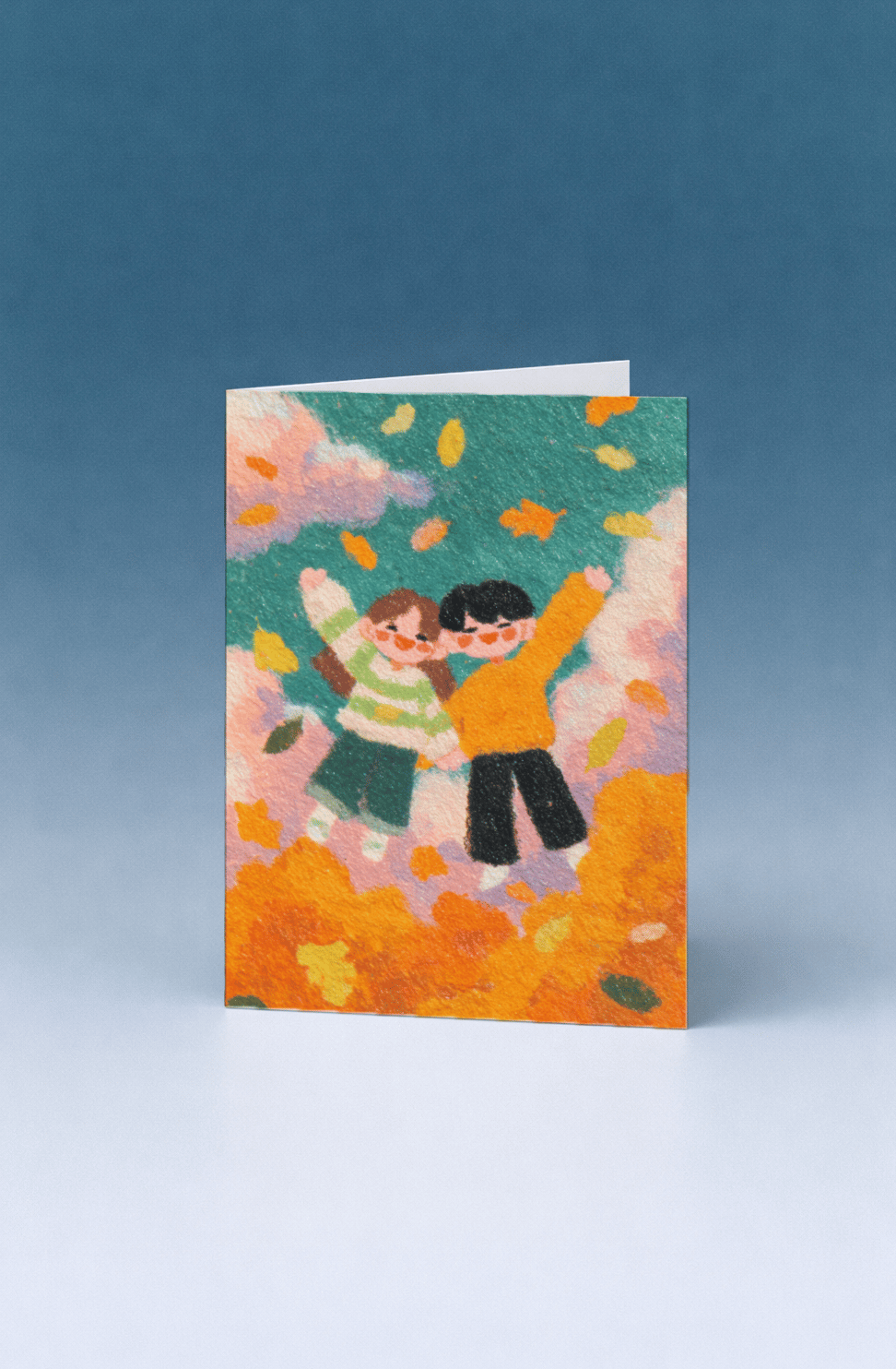 Autumn Adventure Friends Card mockup 4