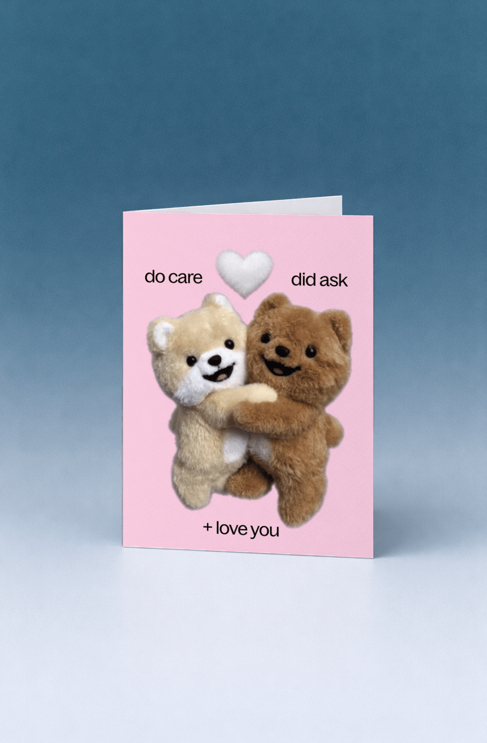 Cuddly Love & Care Card mockup 5