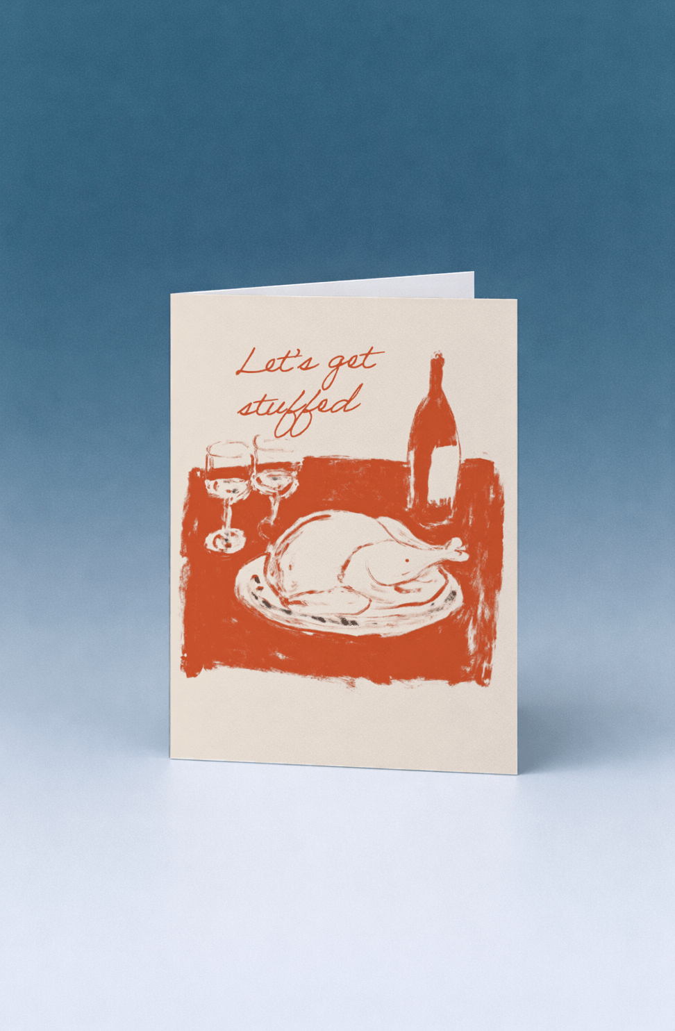 Festive Feast Fun Card mockup 4