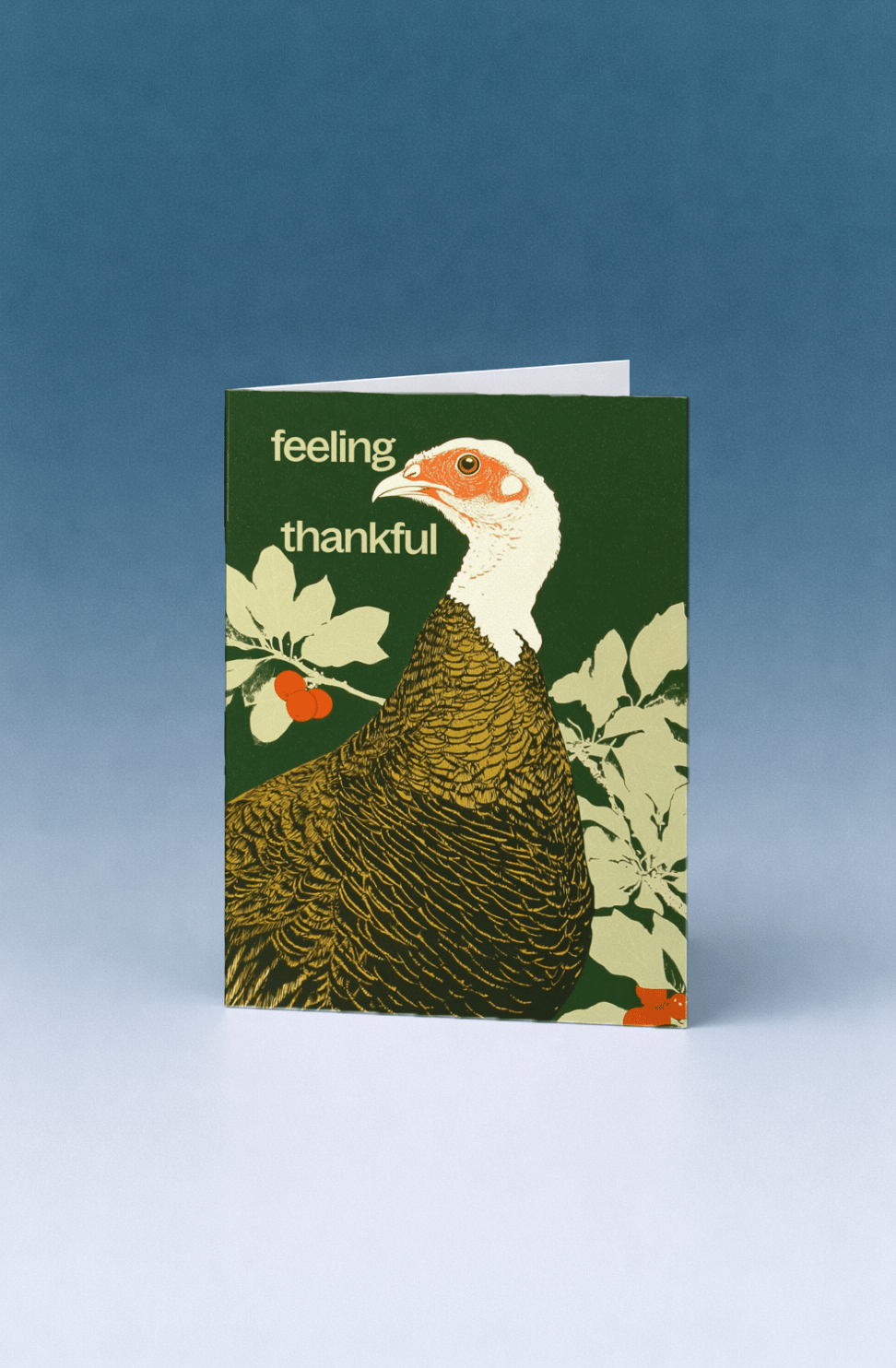Feeling Thankful Turkey Card mockup 5