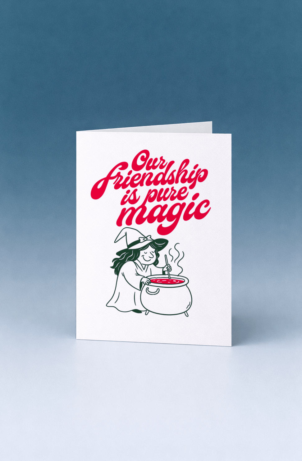Magical Friendship Greeting Card mockup 5