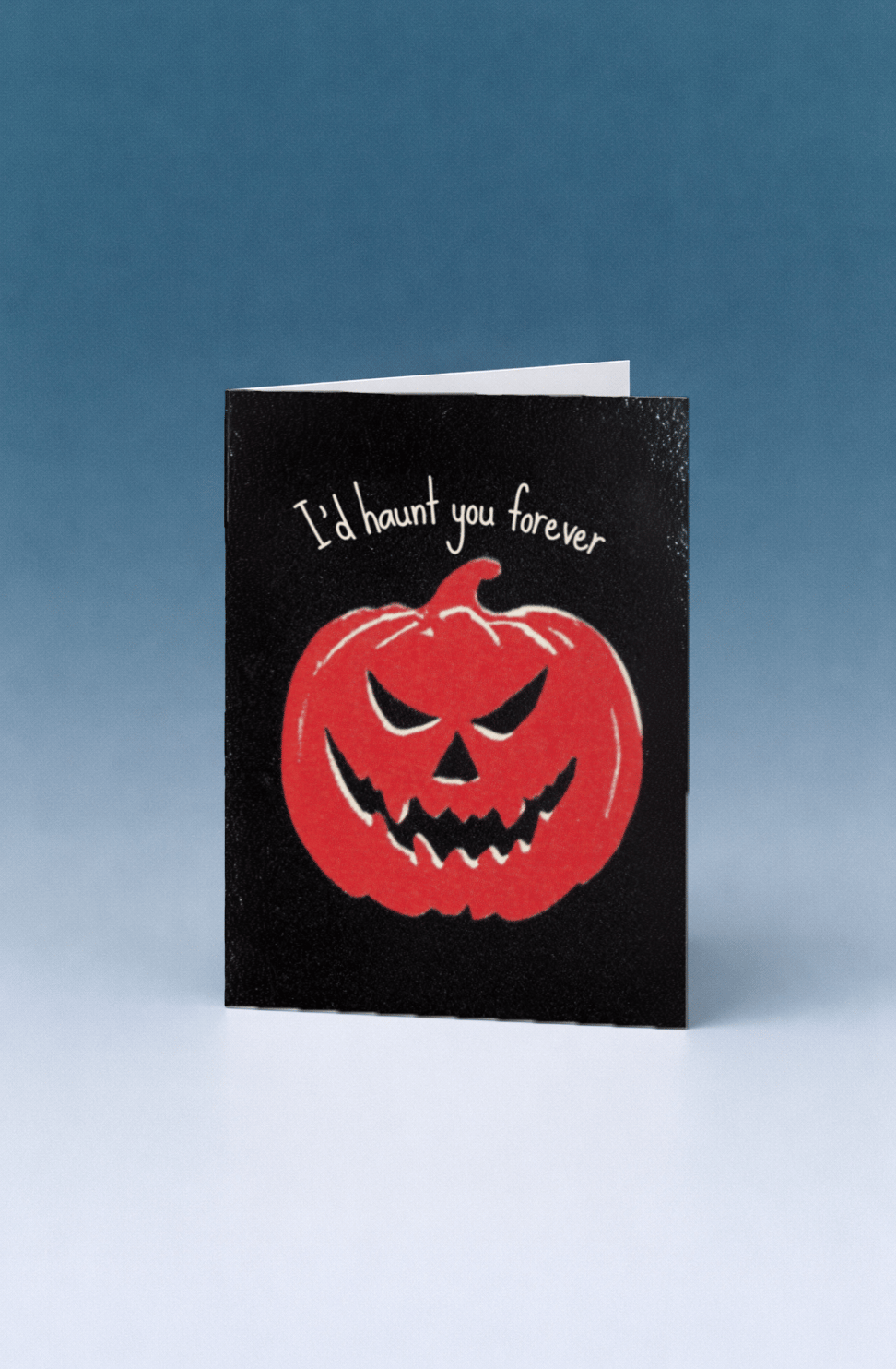 Forever Haunting Halloween Card mockup 5