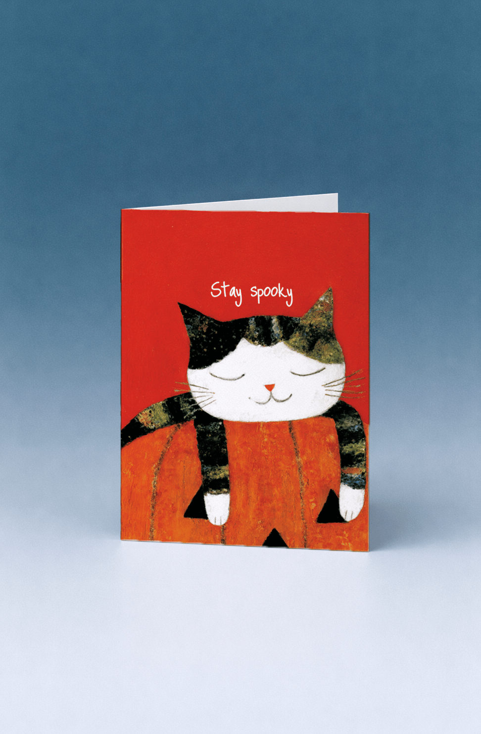 Cute Cat Halloween Card mockup 5
