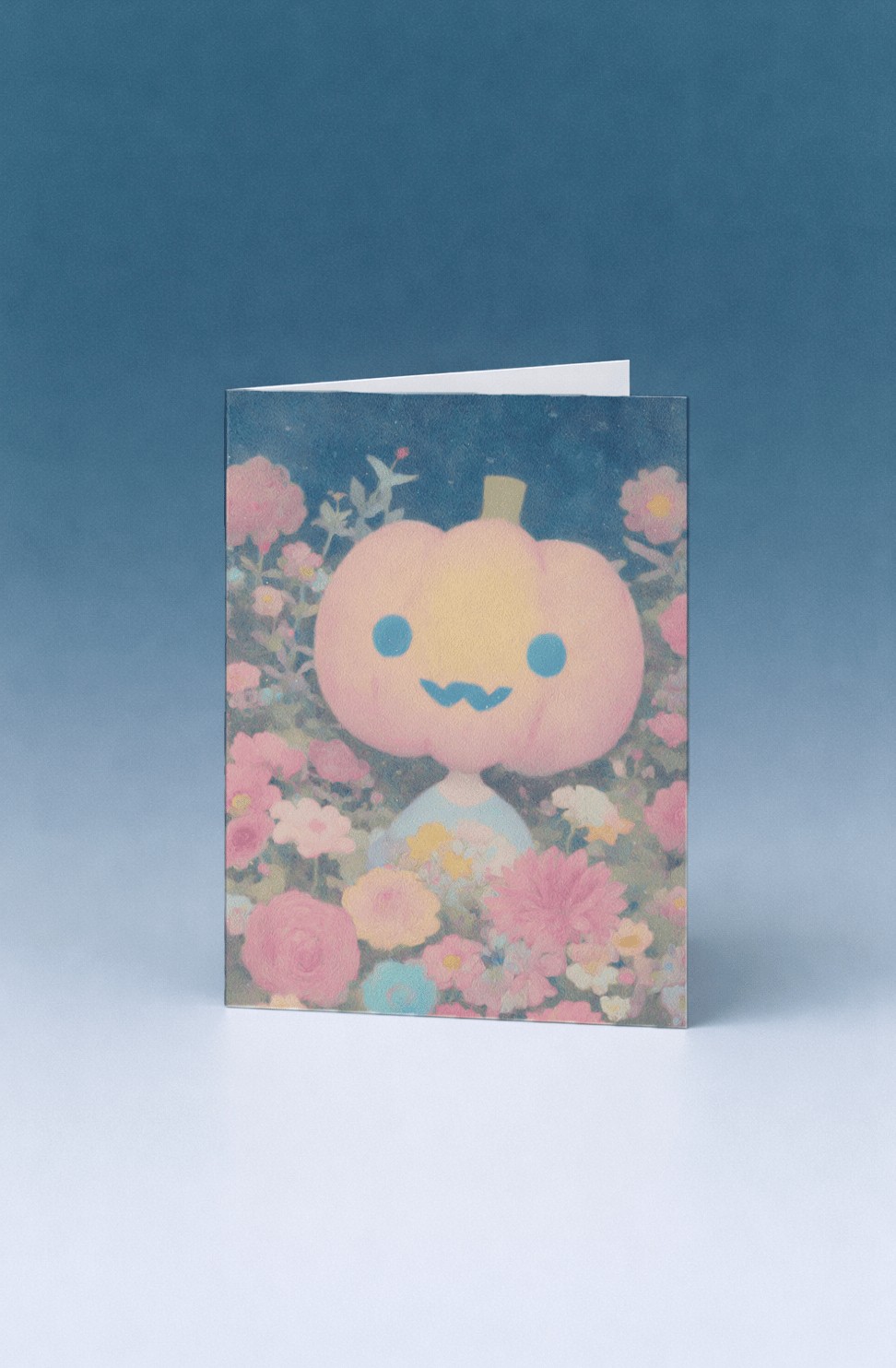 Pumpkin Delight Among Blossoms mockup 5