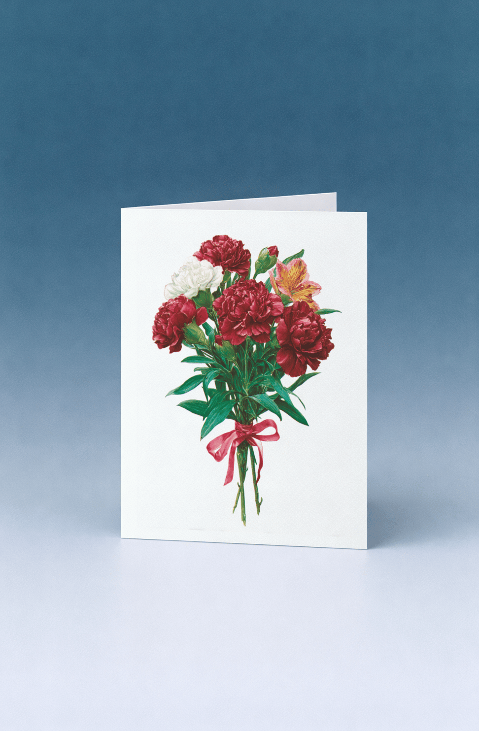 Charming Carnations Bouquet Card mockup 5